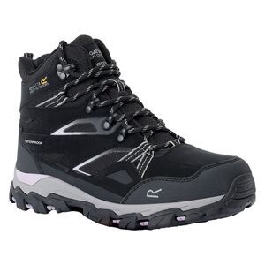 Regatta Womens/Ladies Holcombe III Walking Boots / Black/Purple Sage